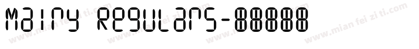 Mairy Regular5字体转换